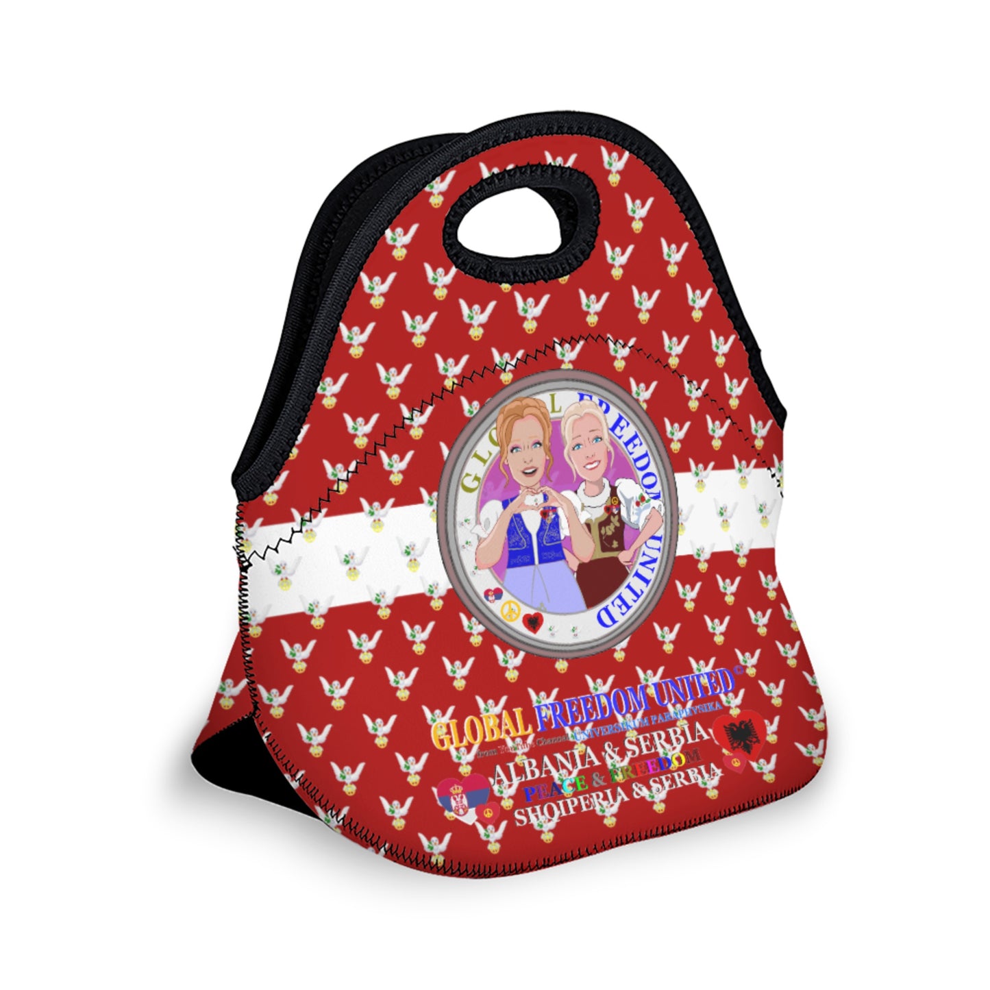 Meal Back GLOBAL FREEDOM UNITED©  Women Albania & Serbia Pink 2