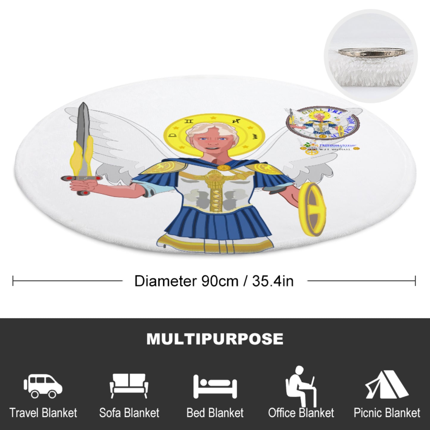 Blankets For Kits Global Freedom United Archangel Michael