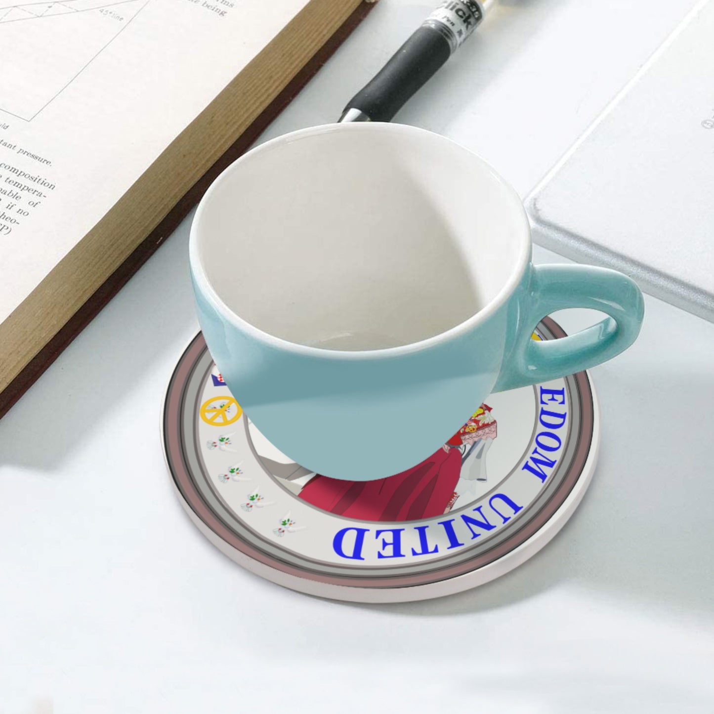 Ceramic Coasters Global Freedom United Couple Edition Croatia