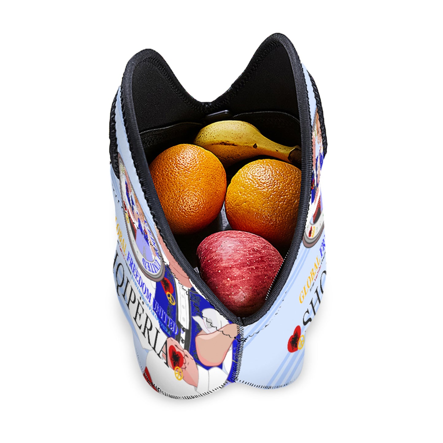 Meal Bag GLOBAL FREEDOM UNITED© Couple Albania Light Blue