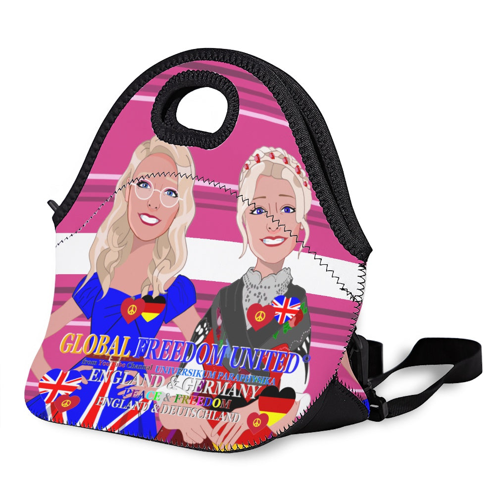 Meal Bag With Strap GLOBAL FREEDOM UNITED© Women England & Germany Pink