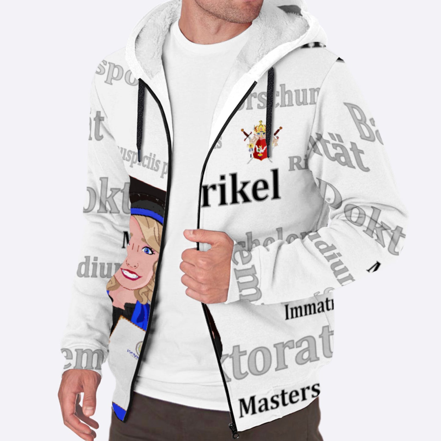 Plush Hoodie Global Freedom United Student Girl Cooper Place Blond Hair 2