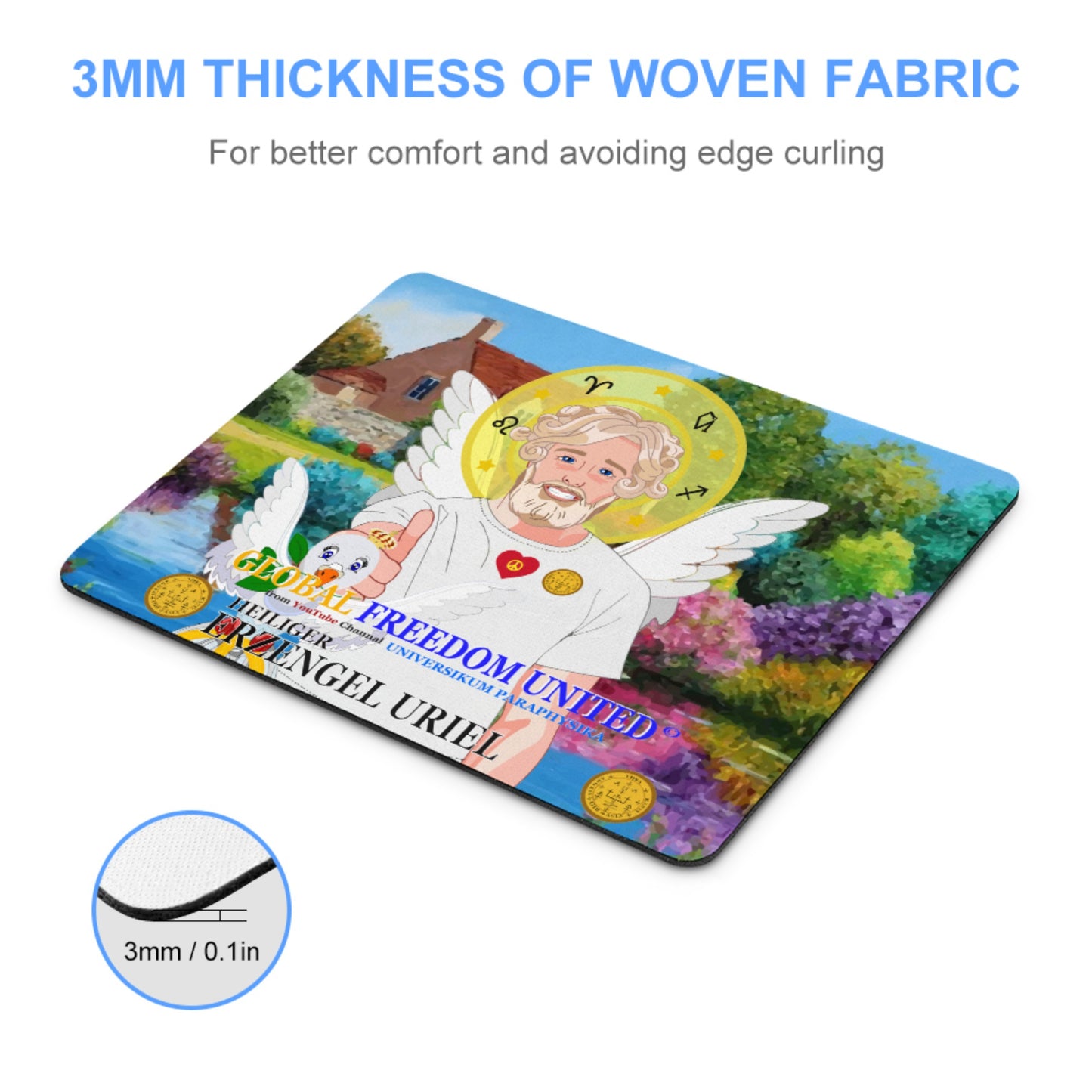 Mouse Pad Global Freedom United Archangel Uriel