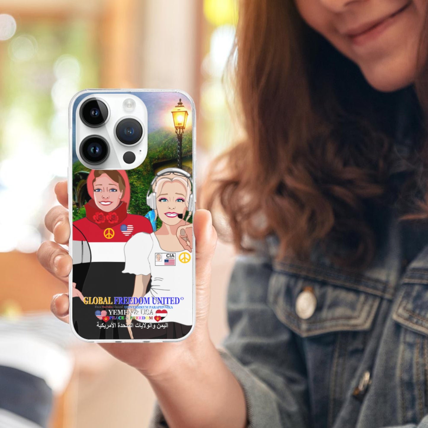 Mobile Phone Case GLOBAL FREEDOM UNITED© Women Yemen & USA