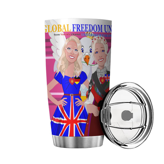 Tumbler Global Freedom United Women England & Germany Old Peace Pink1