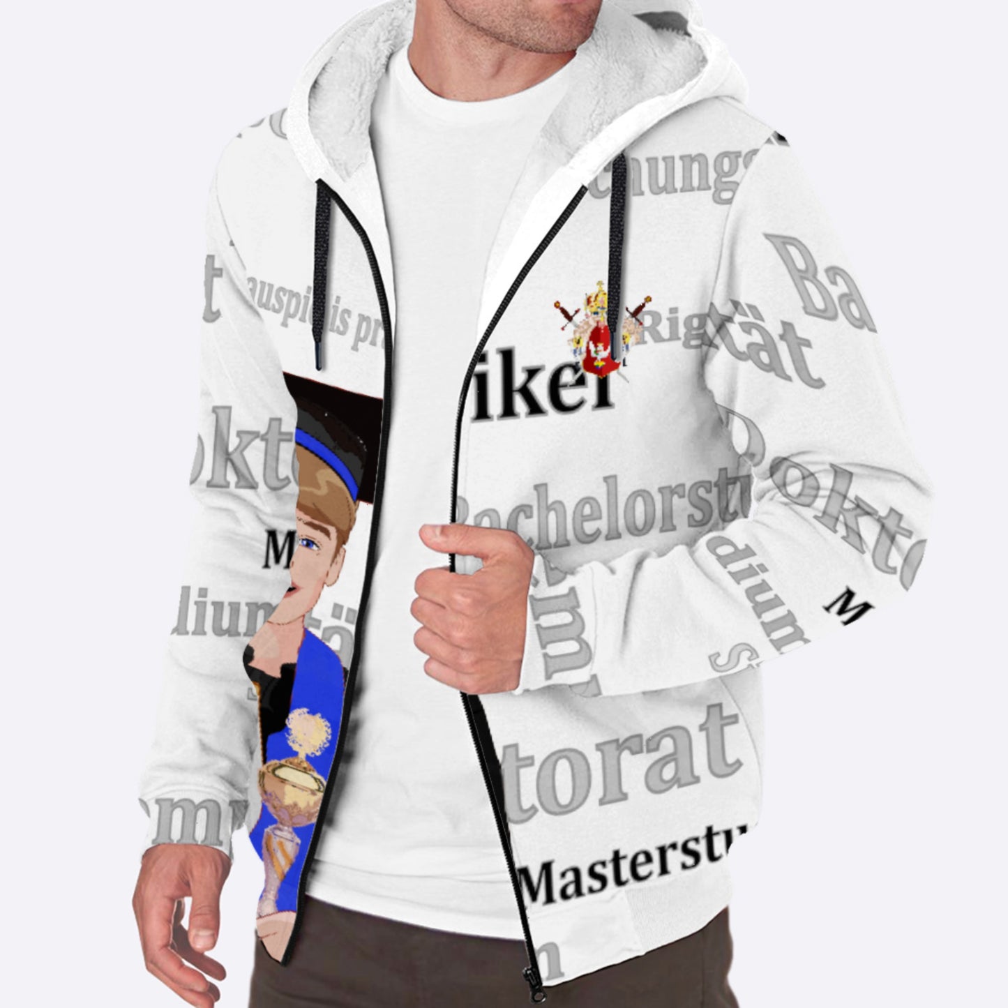 Plush Hoodie Global Freedom United Student Boy Cooper Place Brown Hair 1