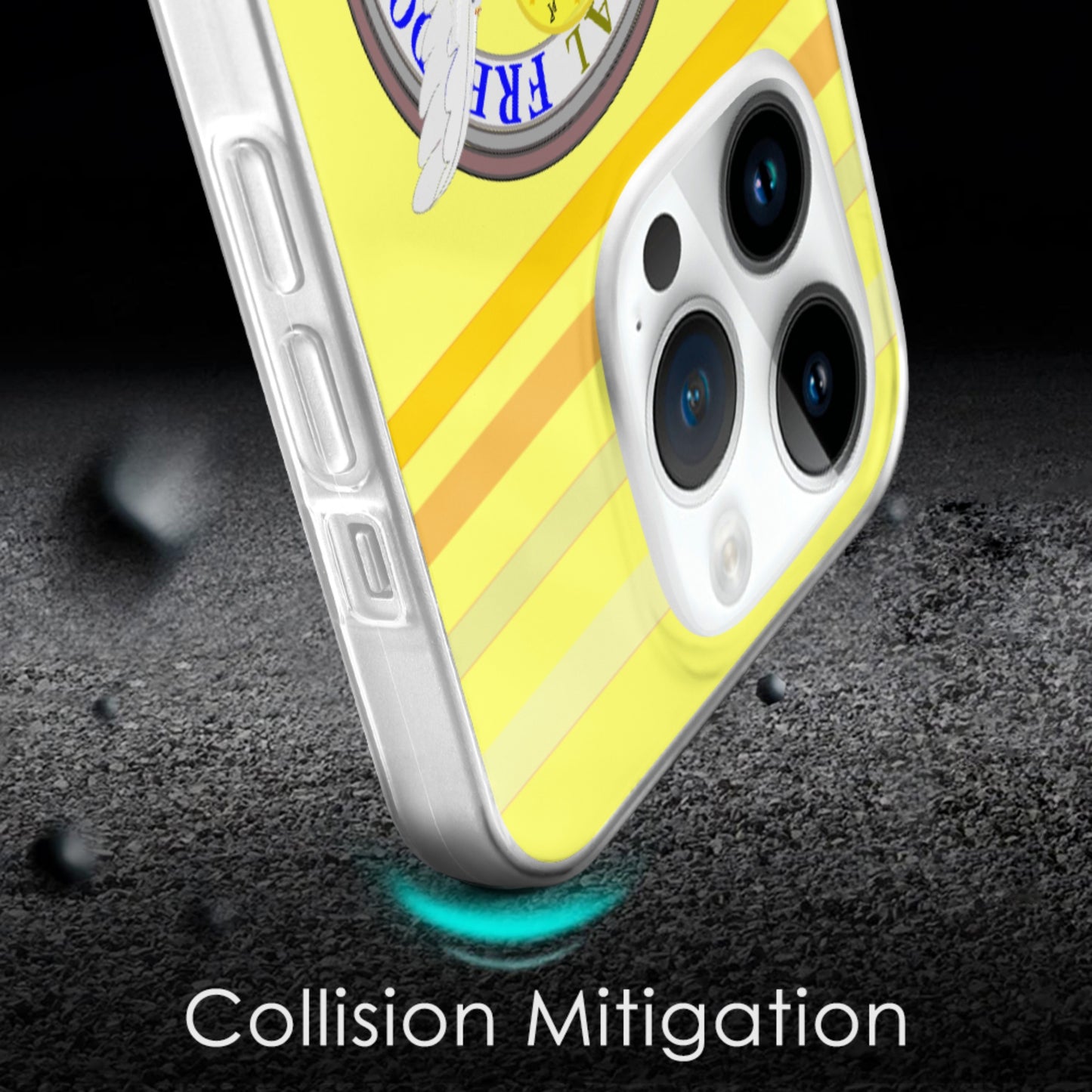 Phone Case Global Freedom United Archangel Michael German Yellow