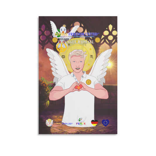 Poster GLOBAL FREEDOM UNITED© Archangel Raphael