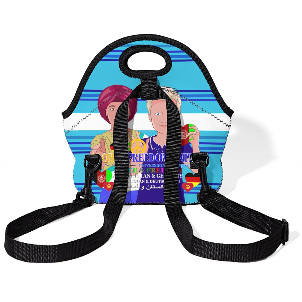 Meal Bag With Strap GLOBAL FREEDOM UNITED© Men AFGHANISTAN & GERMANY Blue