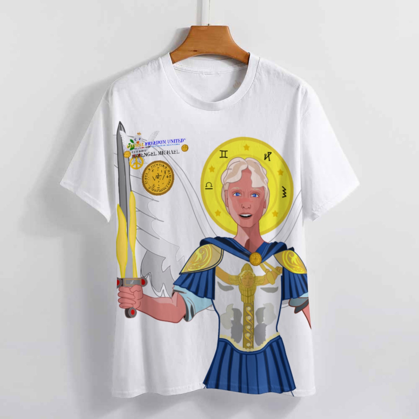 Women´s T-shirt 3 Global Freedom United Archangel Michael Big
