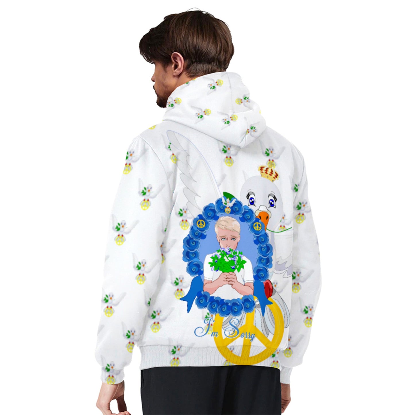 Plush Hoodie Global Freedom United I´m Sorry From A Boy