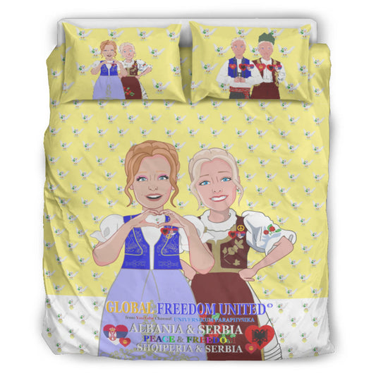 Bed Line GLOBAL FREEDOM UNITED© Women Albania & Serbia Yellow