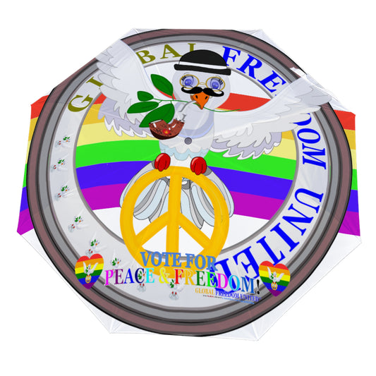 Umbrella Global Freedom United Men Dove Of Peace Pipe