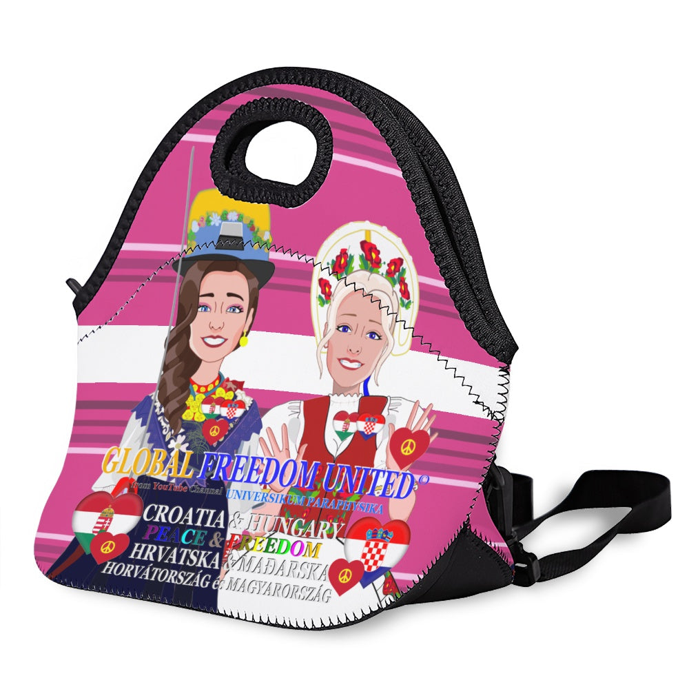 Meal Back With Straw GLOBAL FREEDOM UNITED© Girls Croatia & Hungary Pink