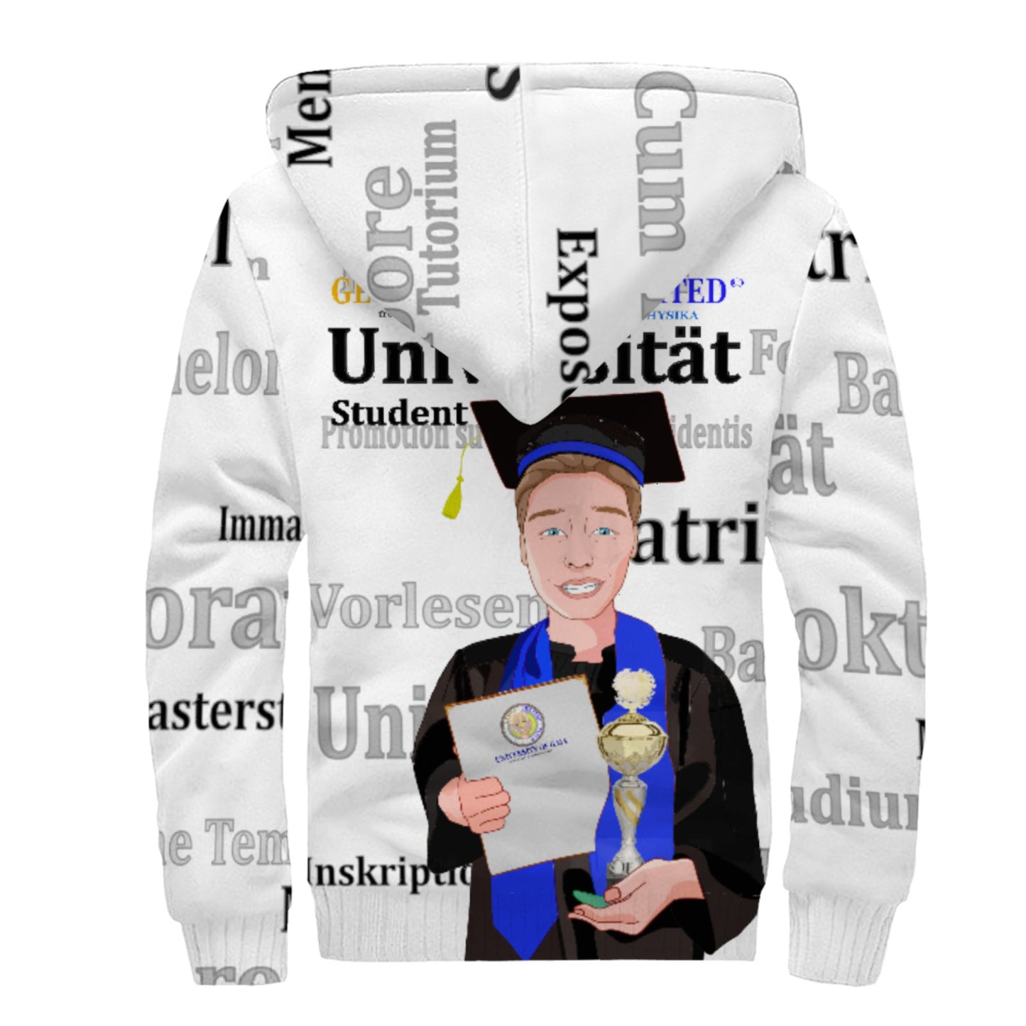 Plush Hoodie Global Freedom United Student Boy Golden Place Brown Hair 3