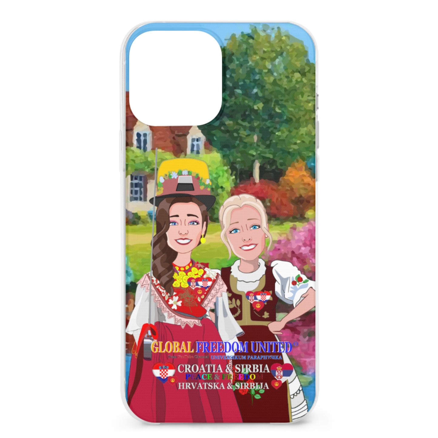 Mobile Phone Case GLOBAL FREEDOM UNITED© Women Croatia & Serbia