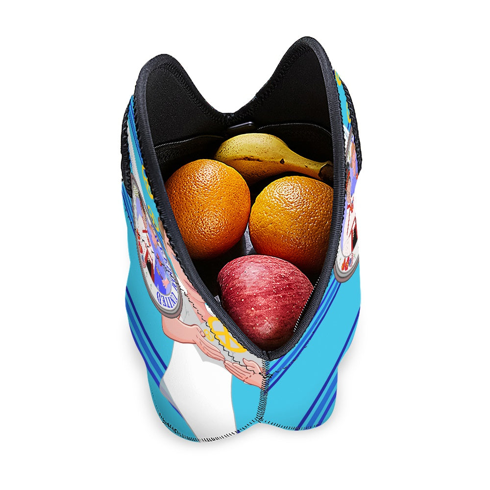 Meal Back GLOBAL FREEDOM UNITED© Men China & USA Blue 2