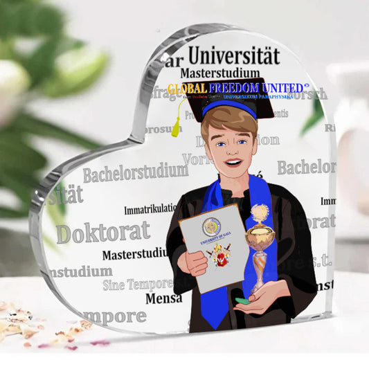 Acryl Heart Global Freedom United Student Boy Cooper Place Brown Hair 1