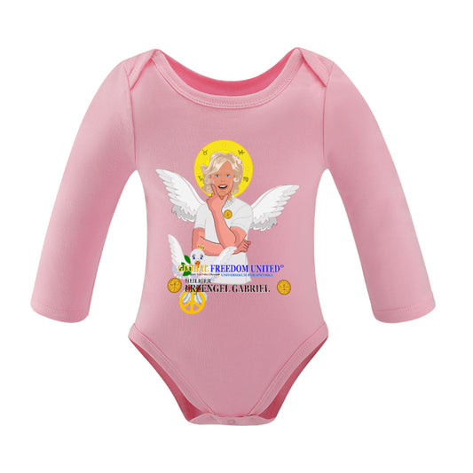 Baby Long-sleeve Bodysuit Global Freedom United Girl Archangel Gabriel No2