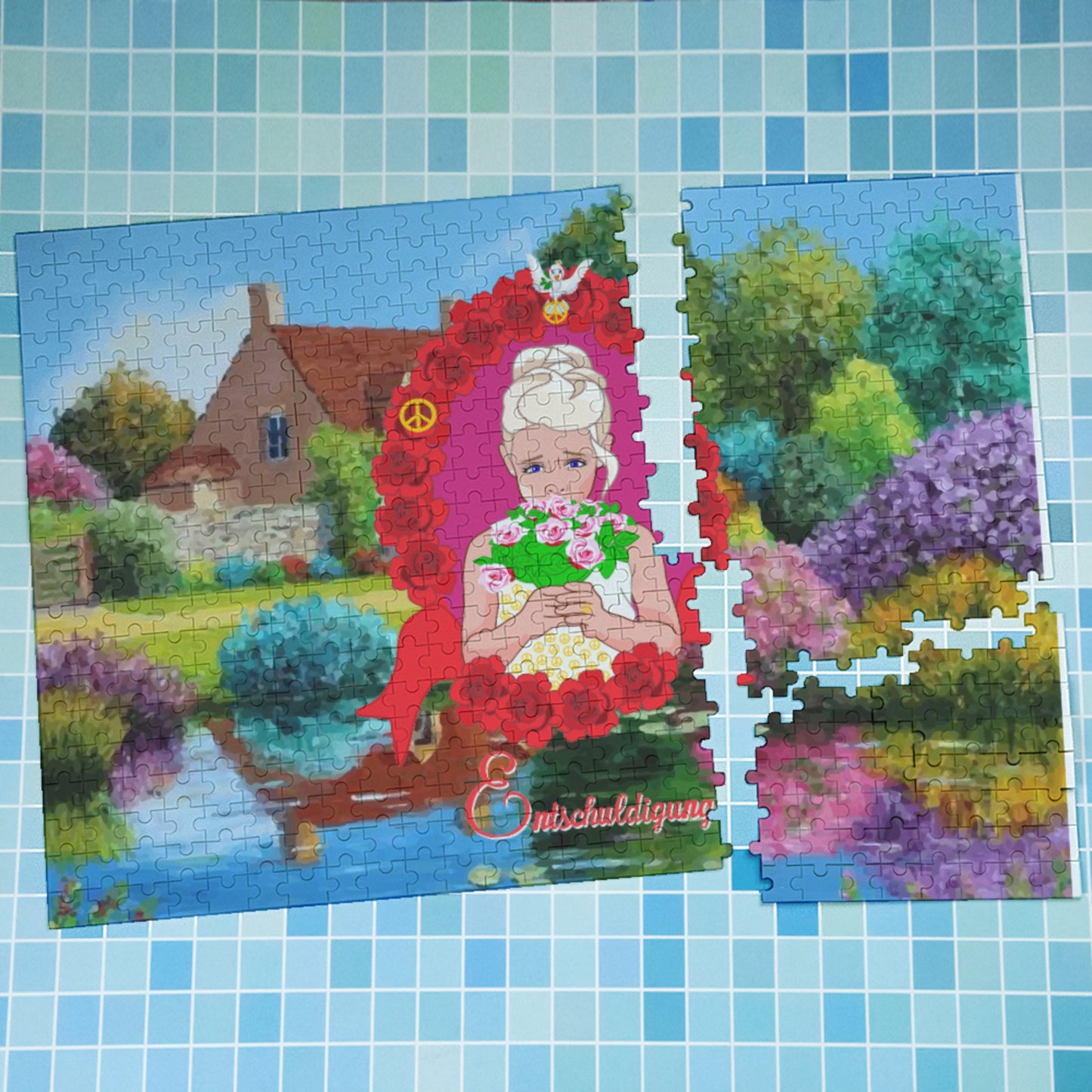 Puzzle Global Freedom United Ein Mädchen Sagt Entschuldigung