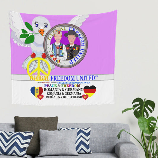 Tapestry Global Freedom United Men Romania & Germany Old Peace Lilac