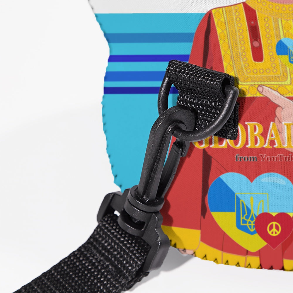 Meal Bag With Strap GLOBAL FREEDOM UNITED© Women Ukrain & Russia Blue 1