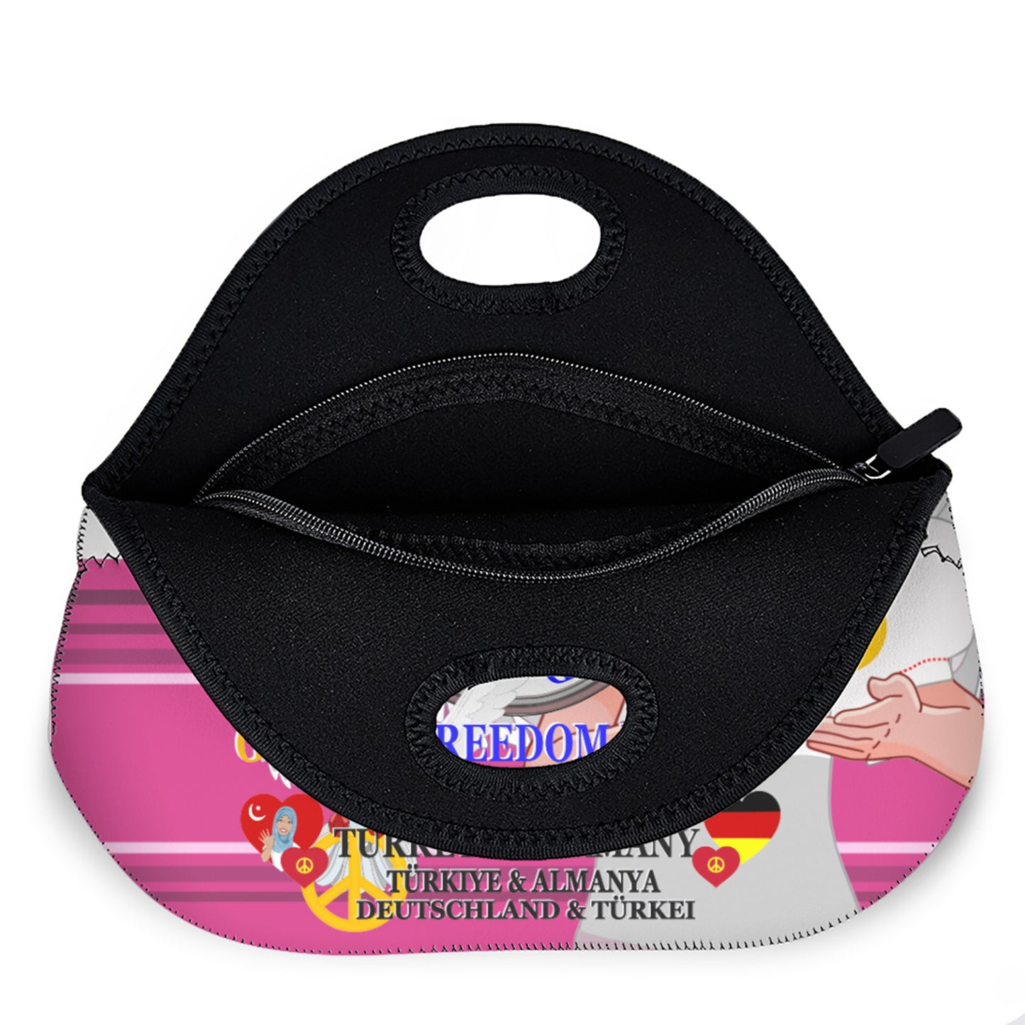Meal Bag Global Freedom United Women Turkey & Germany Pink