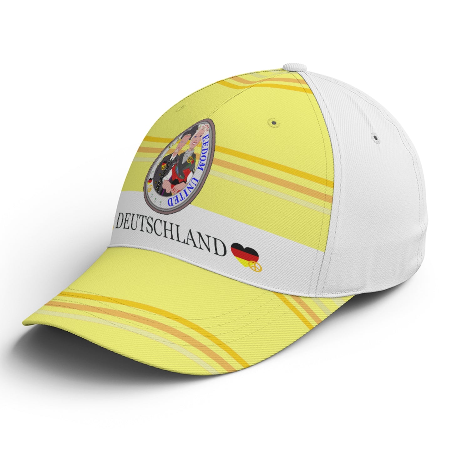 Basketball Cap Global Freedom United Couple Edition Germany V1 Yellow