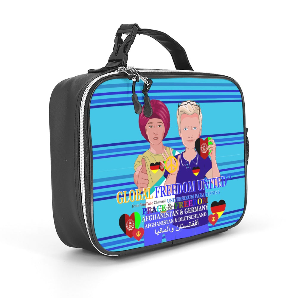 Leather Meal Back GLOBAL FREEDOM UNITED© Men AFGHANISTAN & GERMANY Blue