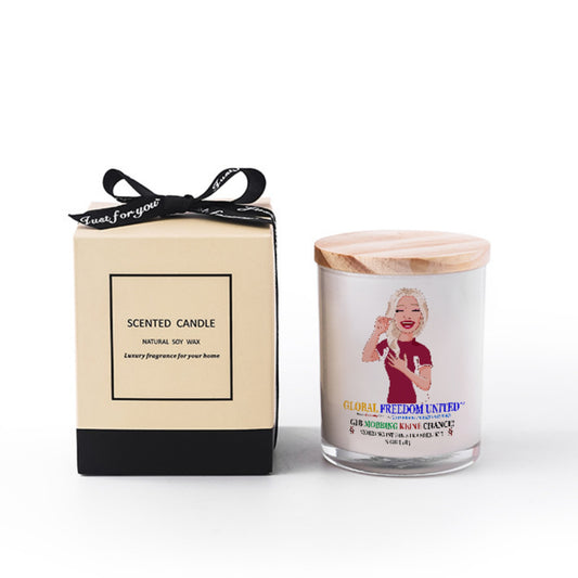 Scented Soy Candle Global Freedom United Gib Mobbing Keine Chance