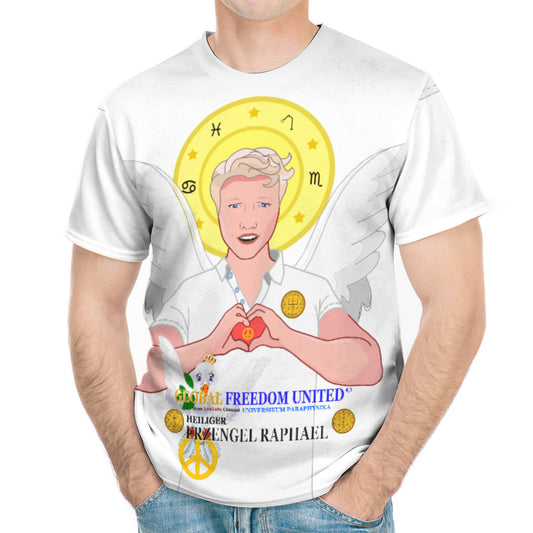Men´s T-shirt Global Freedom United Archangel Raphael Big
