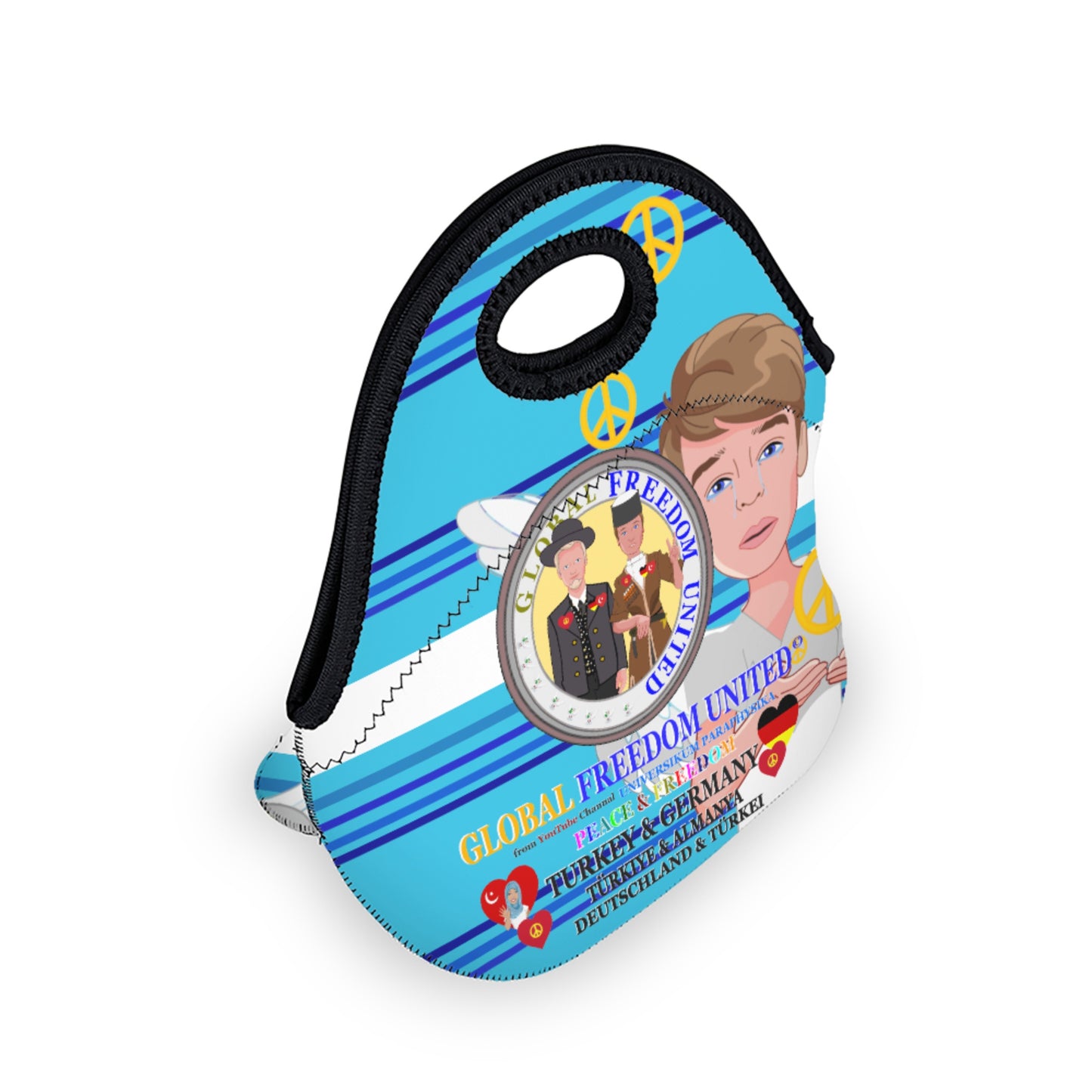 Meal Bag Global Freedom United Men Turkey & Germany V2 Blue