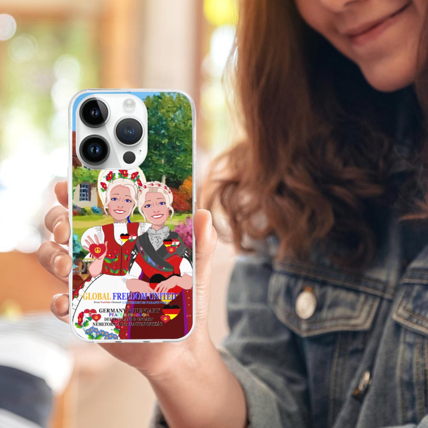 Mobile Phone Case GLOBAL FREEDOM UNITED© Women Germany & Hungary