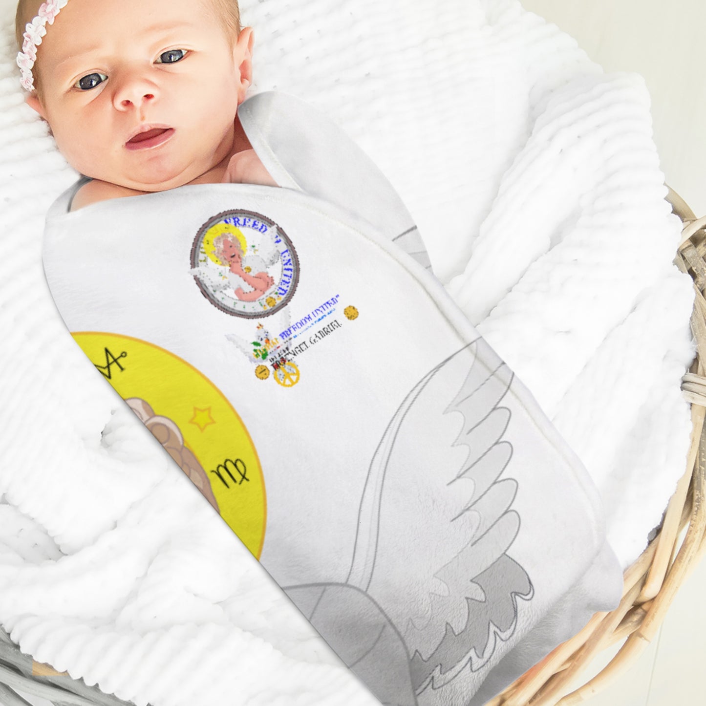 Blanket For Kits GLOBAL FREEDOM UNITED© Archangel Gabriel