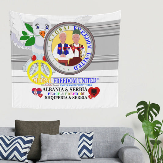 Tapestry Global Freedom United Men Albania & Serbia Old Peace Grey