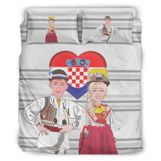 Bed Line GLOBAL FREEDOM UNITED© Couple Croatia Grey Version 2