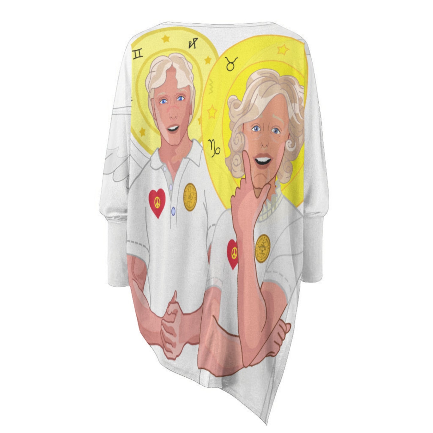 Pullover Long Sleeve T-shirt Global Freedom United Archangel Michael & Gabriel