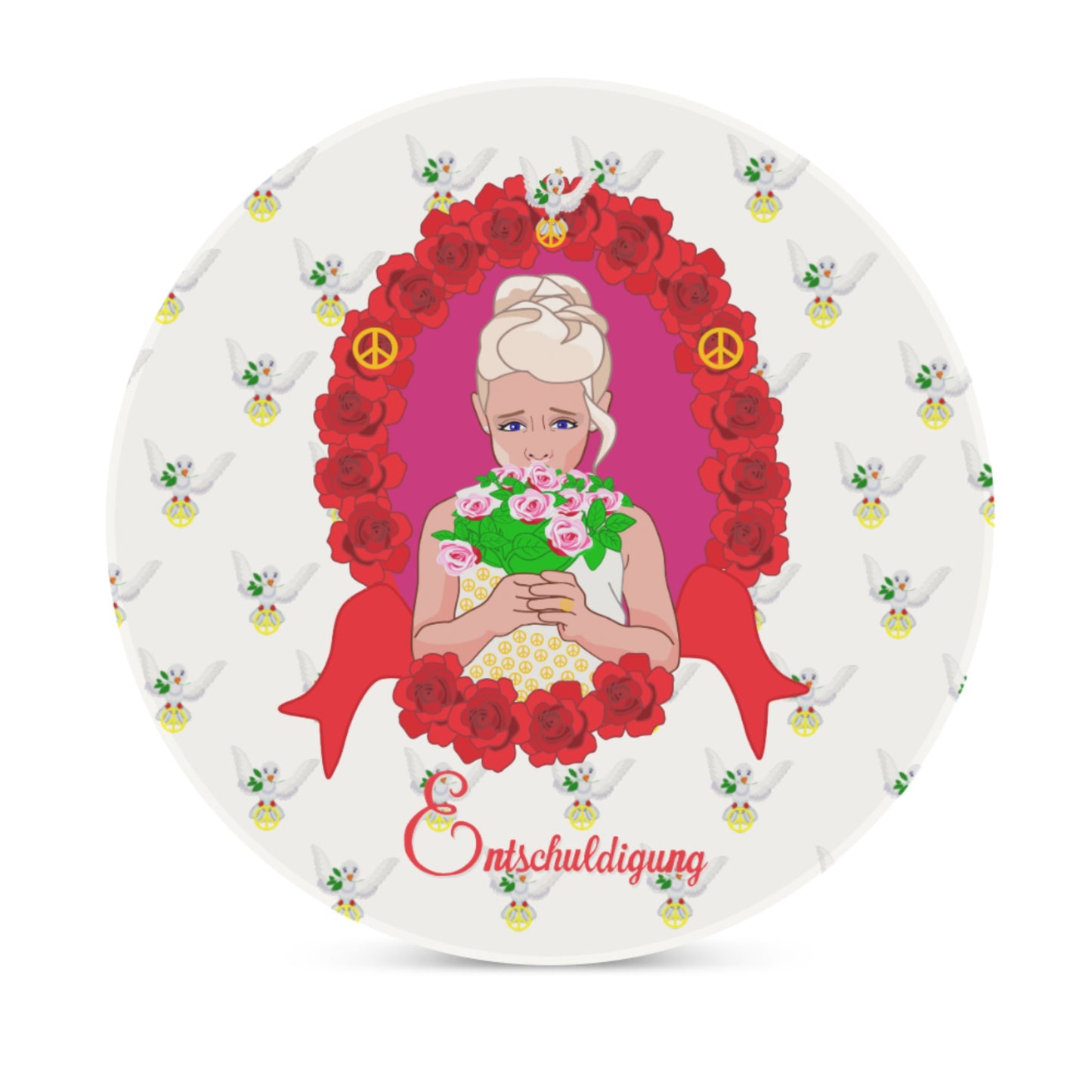 Glasunterleger Global Freedom United Entschuldigung Von Einem Mädchen