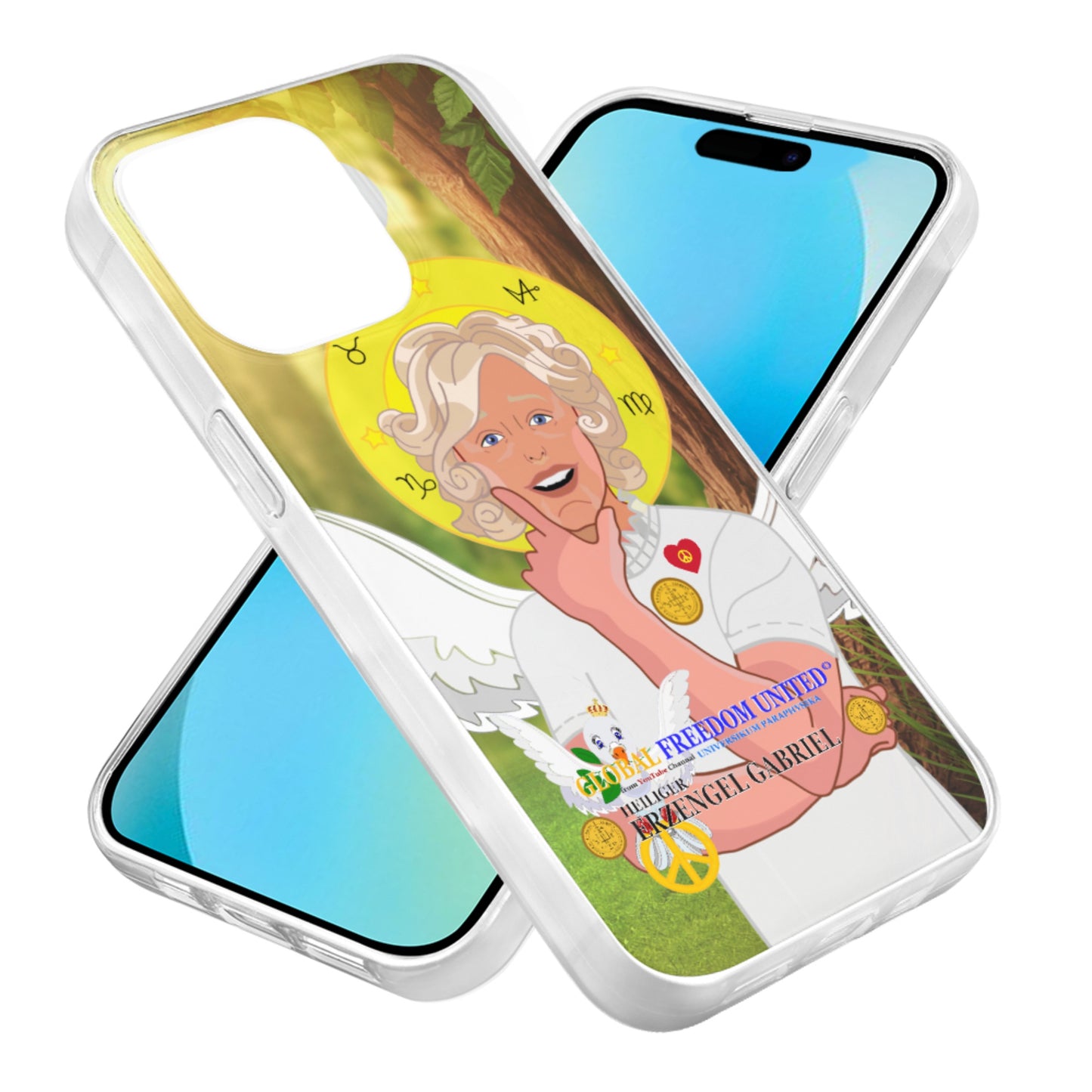 Phone Case GLOBAL FREEDOM UNITED© Archangel Gabriel German