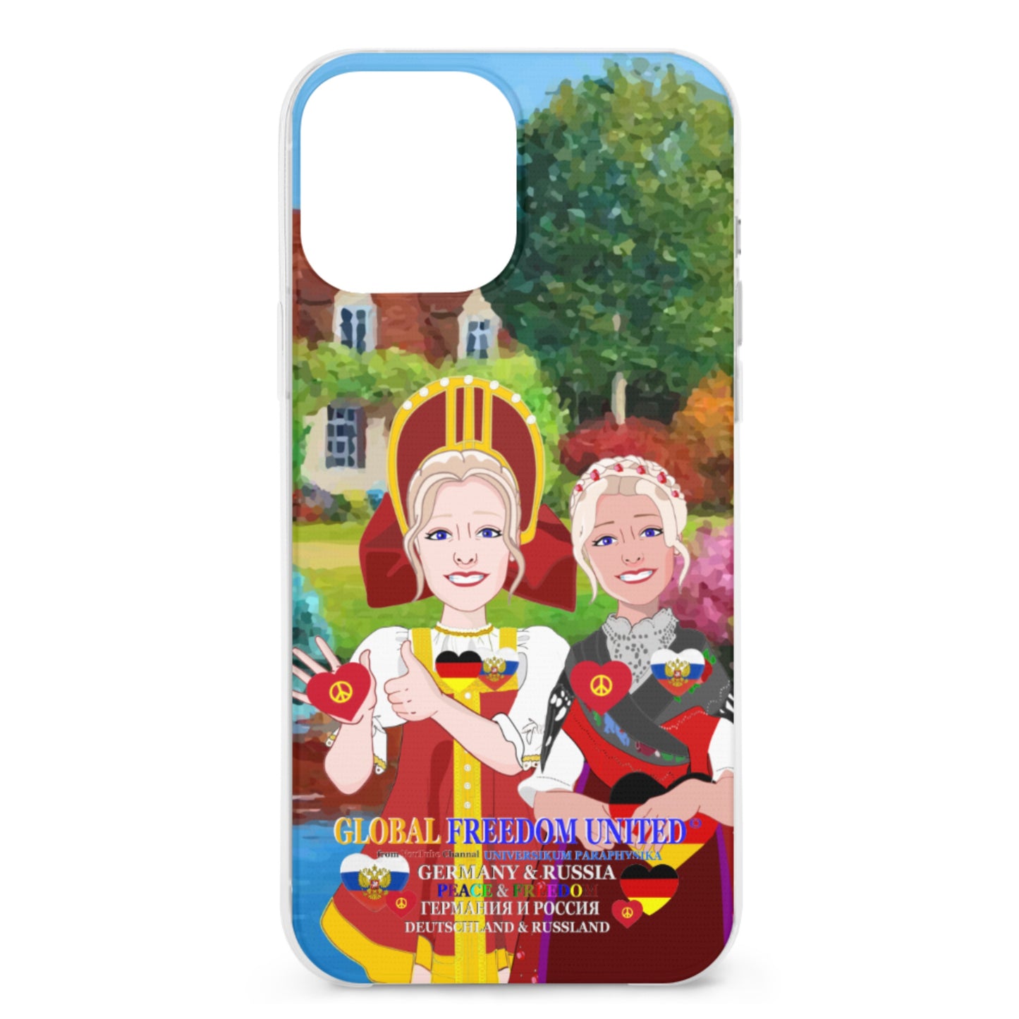 Mobile Phone Case GLOBAL FREEDOM UNITED© Women Russia & Germany