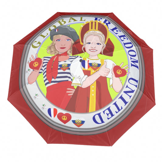 Umbrella Global Freedom United Women French & Russia Old Peace