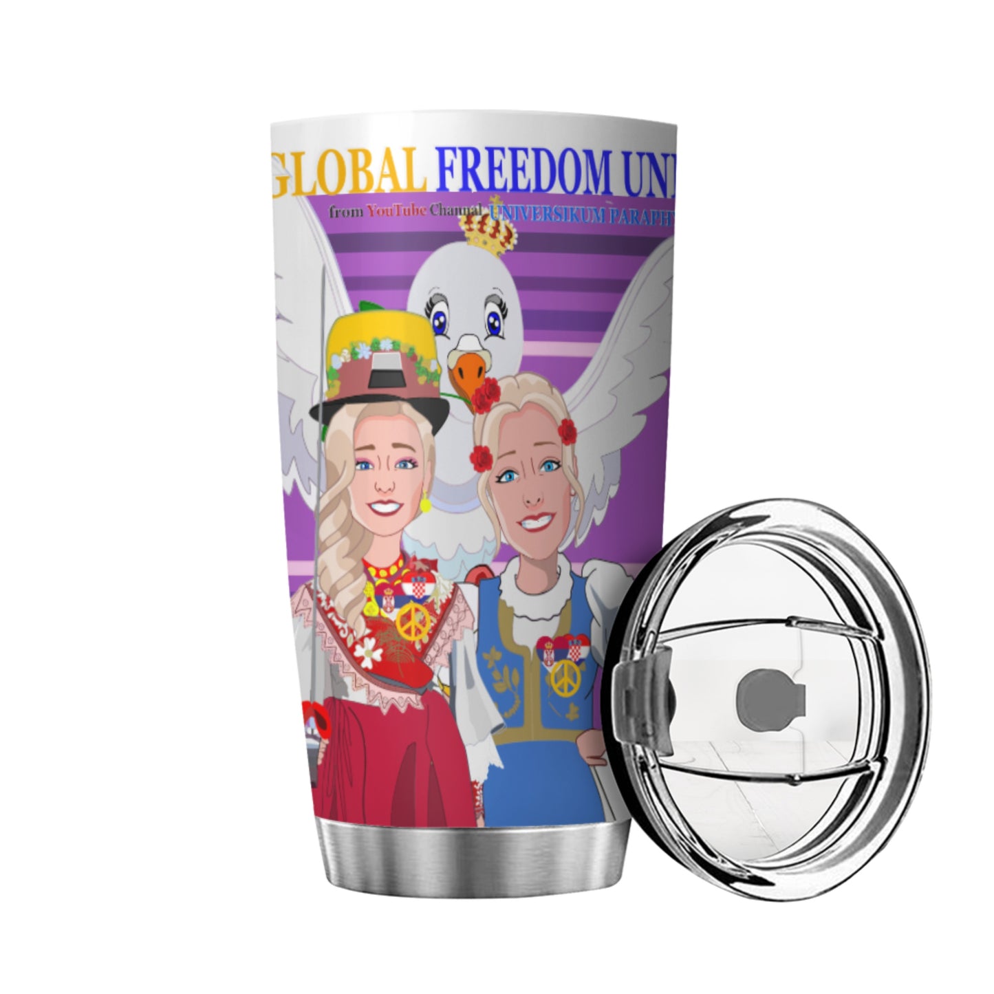 Tumbler Global Freedom United Women Croatia & Serbia Lilac