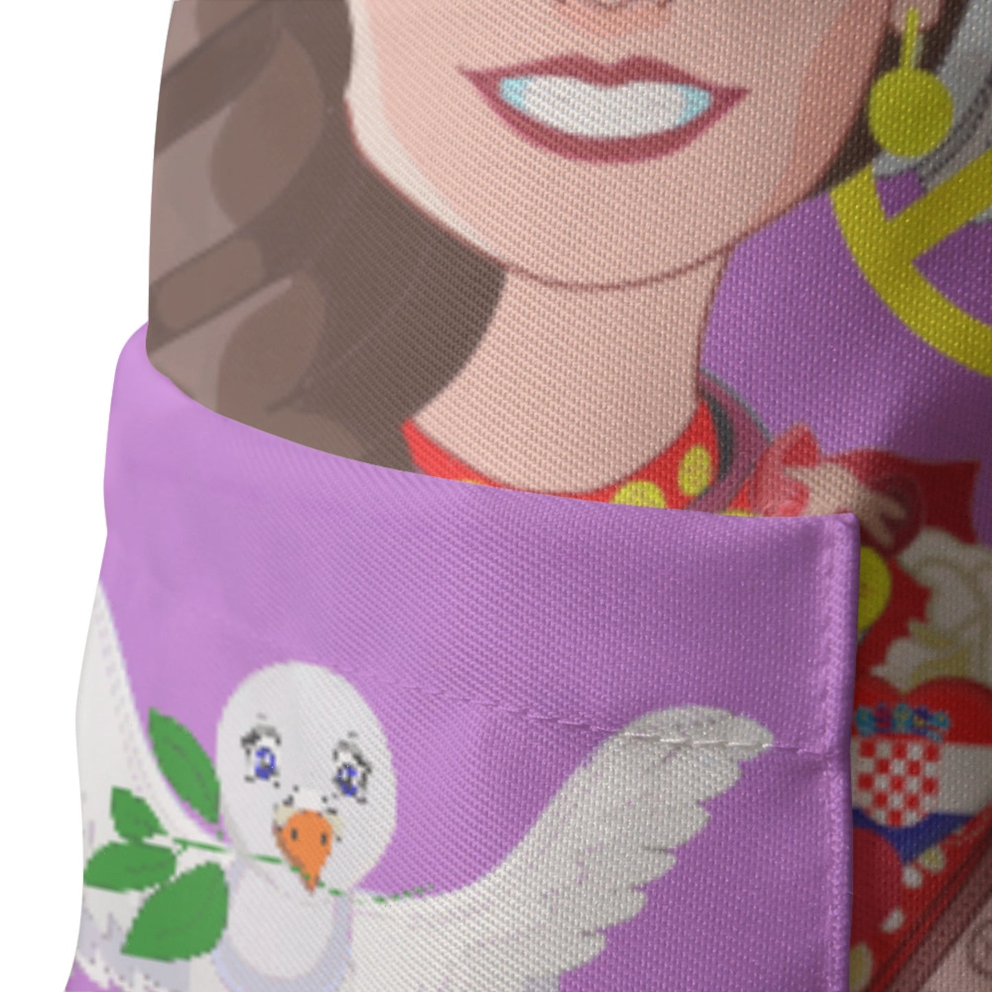 Apron GLOBAL FREEDOM UNITED© Women Croatia & Serbia Lilac