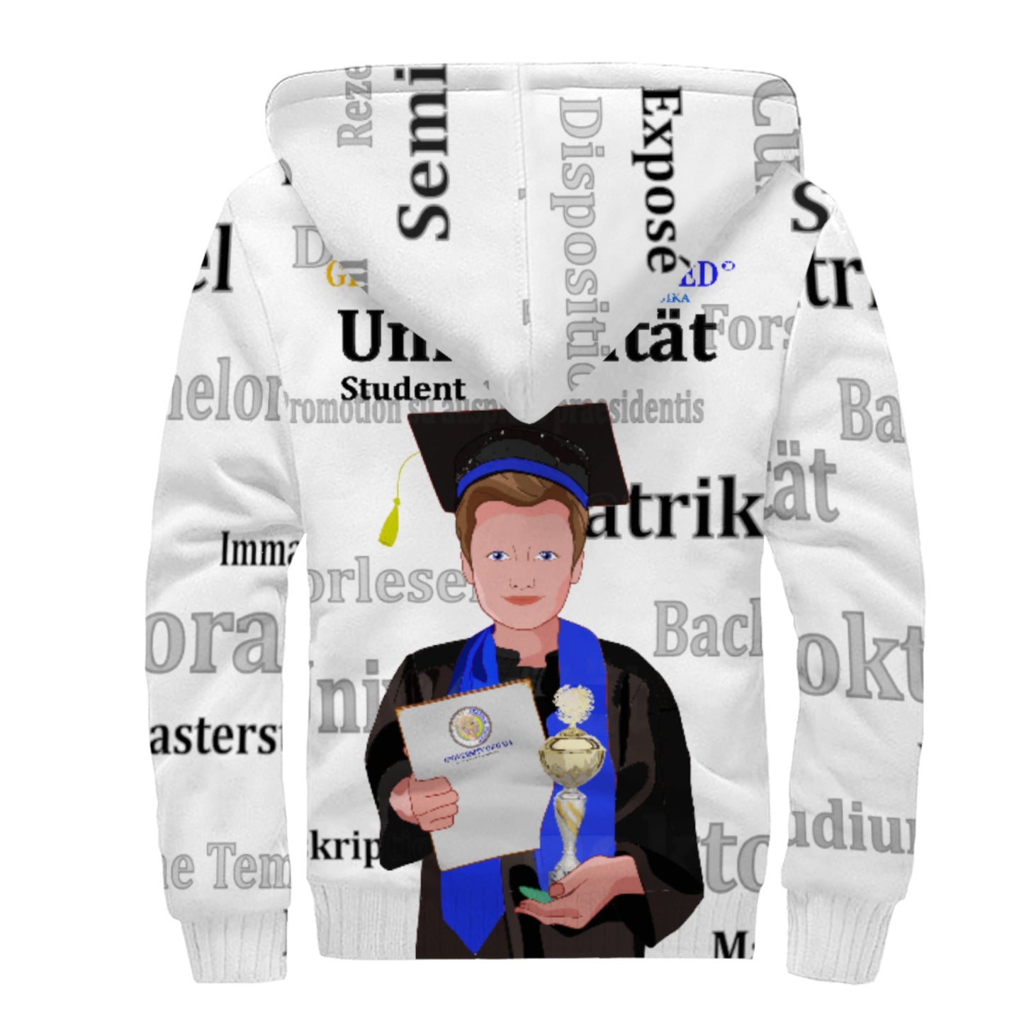 Plush Hoodie Global Freedom Unietd Student Golden Place Brown Hair 2