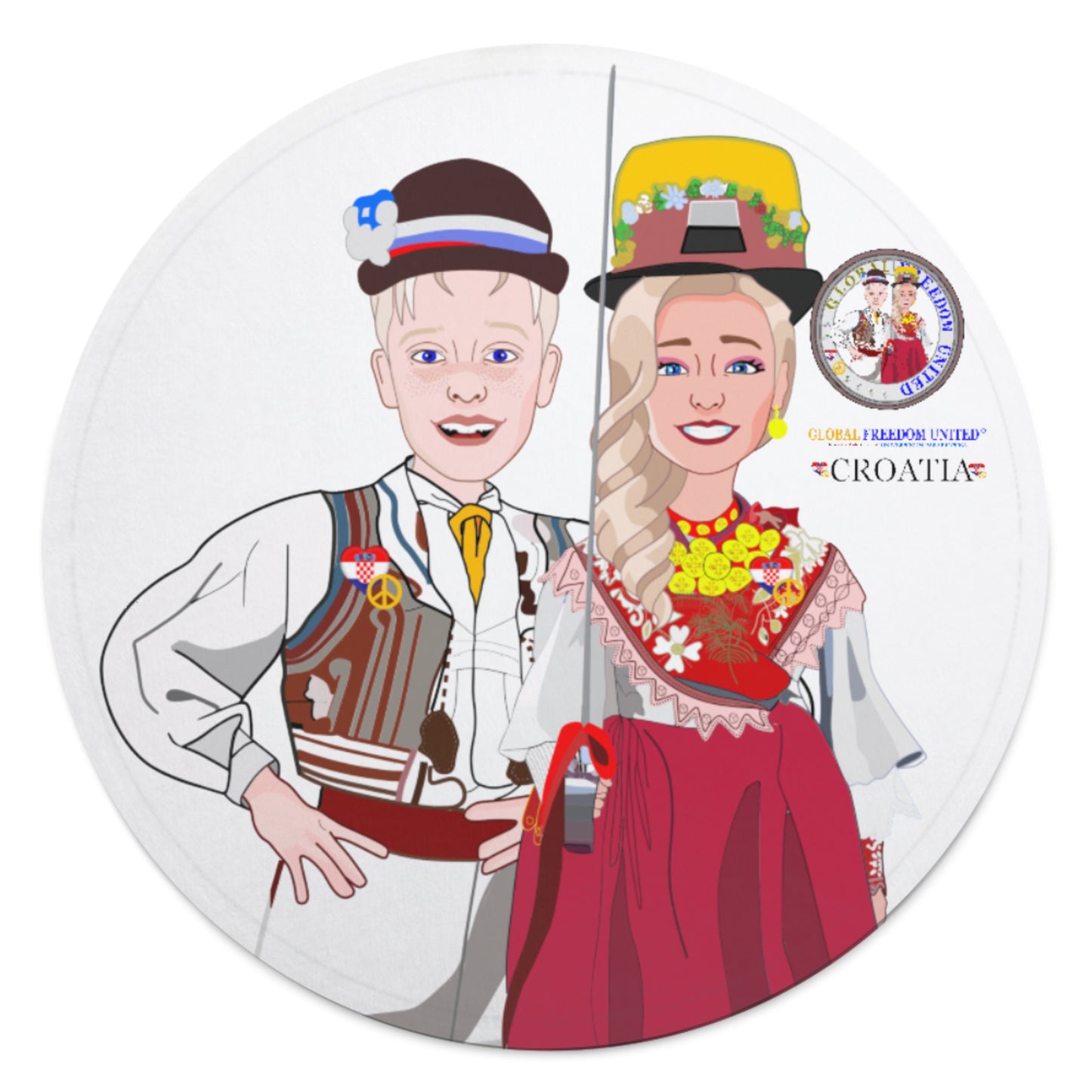 Blankets For Kids Global Freedom United Couple Edition Croatia