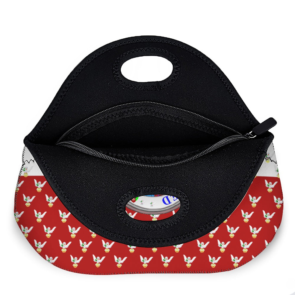 Meal Bag GLOBAL FREEDOM UNITED© Women AFGHANISTAN & GERMANY Red Dove Of Peace