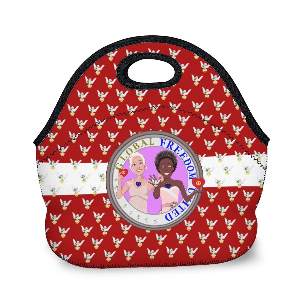 Meal Back GLOBAL FREEDOM UNITED© Women Anti Fascism & Racism Red EU Dove