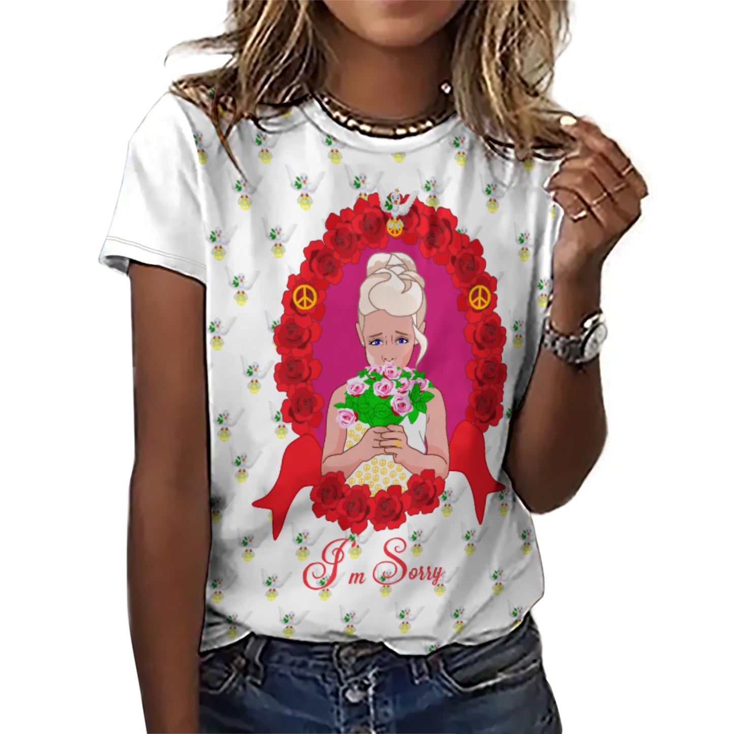 Women´s T-shirt Global Freedom United I´m Sorry From A Girl