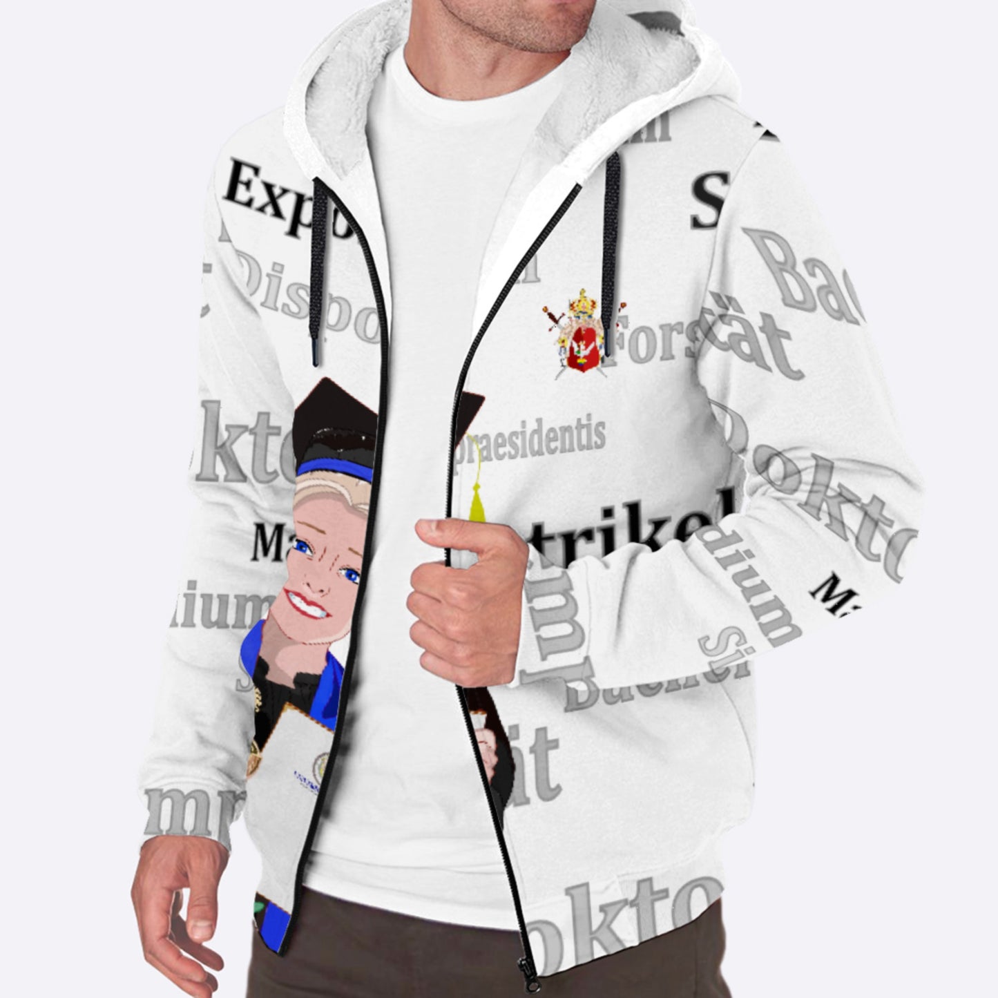 Plush Hoodie Global Freedom United Student Girl Cooper Place Blond Hair 1