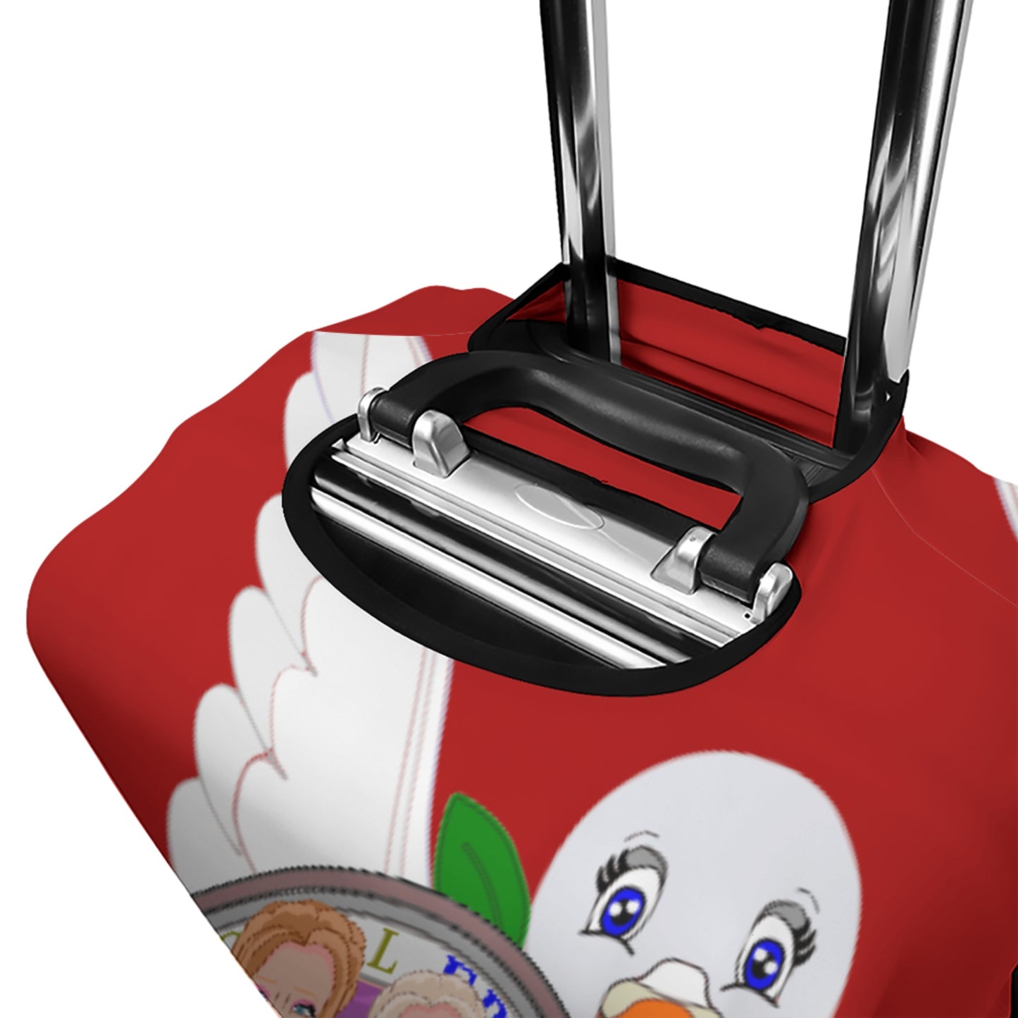 Lugguage Cover Global Freedom United Women Albania & Serbia Old Peace Red